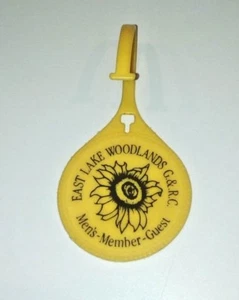 EAST LAKE WOODLANDS GOLF CLUB FLORIDA SOUVENIR BAG TAG - Picture 1 of 2