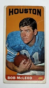 1965 Topps Football #82 Bob McLeod Tall1-01 - Picture 1 of 2