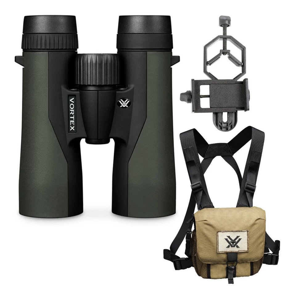 Vortex CF-4312 10x42 Full Size Waterproof Binoculars - Green