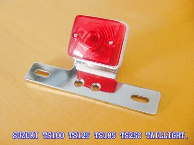 Fit SUZUKI TS100 TS125 TS185 TS250 TC100 TC125 TAILLIGHT  12V.   [as124] - Image 1 of 4