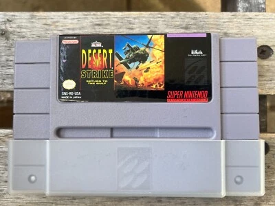 DESERT STRIKE: Return To The Gulf  - Super Nintendo Game SNES cartridge - Image 1 of 2