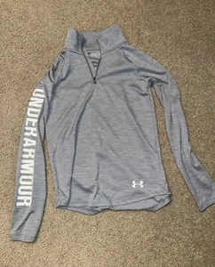 Under Armour Heat Gear Quarter Zip Girls Youth Large - Picture 1 of 6