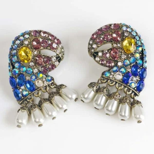 Nuevos aretes retro de halcón de Heidi Daus para fiesta vacaciones joyas - Imagen 1 de 5
