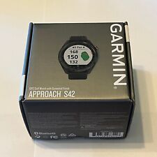 Garmin Approach S42 Premium Golf GPS Smart Watch Range Finder (010-02572-10)
