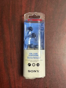 Sony Original MDR-EX155AP Ohrhörer Kopfhörer mit Mikrofon MDREX155AP - BLAU - Bild 1 von 5