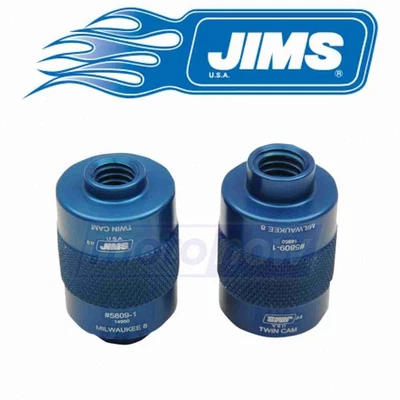 Jims Cylinder Hold Down Nuts for 2018 Harley Davidson FLFBS Fat Boy 114 - re Foto 1 de 4