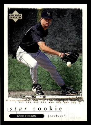 1998 UPPER DECK SPECIAL F/X TODD HELTON 142 MINT BASEBALL COLORADO ROCKIES - Image 1 of 2