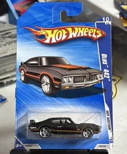 2010 Hot Wheels Hot Auction #10/10 Olds 442 Black KMart Exclusive VHTF - Picture 1 of 2