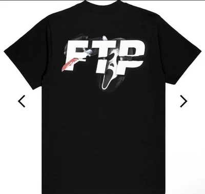 Camiseta FTP FuckThePopulation Ghostface Negra Talla XL Logo Scream Foto 1 de 4