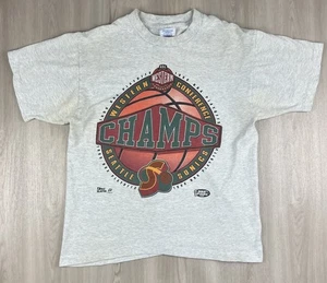 Vintage Seattle Sonics 1996 Western Champs NBA Playoffs T-Shirt Pro Player Medium - Bild 1 von 11