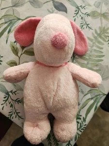 TY Pluffies Snoopy Plush Pink Charlie Brown Puppy Dog No Sound - Picture 1 of 4