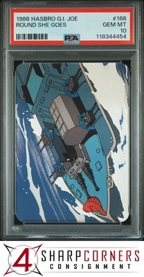 1986 HASBRO G.I. JOE #166 ROUND SHE GOES POP 5 PSA 10 - Image 1 of 3