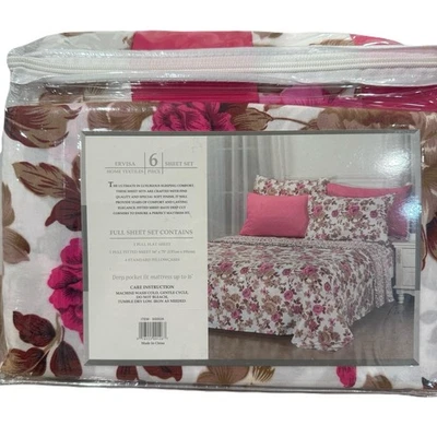 Conjunto de lençóis Ervisa 1800 Series super macio 6 peças  - Imagem 1 de 4