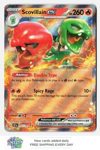 Scovillain ex 037/191 - SV08: Surging Sparks Double Rare Holo Near Mint - Picture 1 of 2