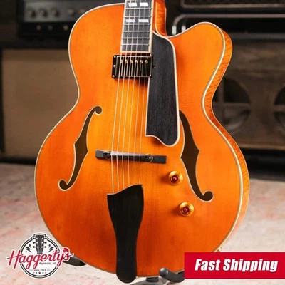 Guitarra Eléctrica Eastman AR580CE-HB Archtop - Ráfaga de Miel con Estuche Rígido Foto 1 de 4