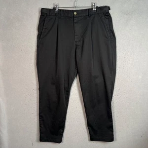 Pantalones boxer Descendant Of Thieves para hombre 34 negros mezcla de algodón ajustados cónicos - Imagen 1 de 10