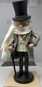 Vtg 1997 Zim's Nutcracker Scrooge Heirloom Collectibles Artist Decorated Beeler - Picture 1 of 12