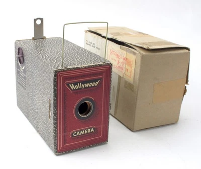 Antigua caja de cartón vintage Encore Hollywood rollo cámara fotográfica por correo - rara Foto 1 de 4