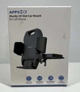 Support téléphone portable APPS2Car robuste emplacement CD fonctionnement à une main neuf dans sa boîte - Photo 1 sur 5