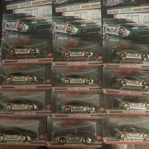 Hotwheels Toyota Supra Seven Eleven Exclusive Set Of 12 - Picture 1 of 4