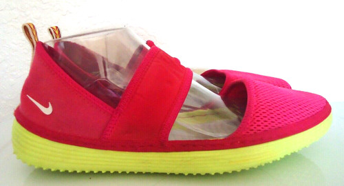 Scarpe piatte Nike Solarsoft Aqua da donna rosa verde 579749613 taglia 9 40 5