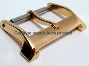 CUERVO Y SOBRINOS 18K 18CT 750 ROSE GOLD (16mm) Tang PiN Buckle Clasp NICE Shape - Picture 1 of 24