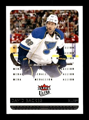 5-03-12 PWE Stock Photo . 2014-15 fleer ultra gold medallion #168 david backes - Image 1 of 2