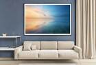 Calm Seascape with Sunset Scenery Print Premium Poster High Quality choose sizes