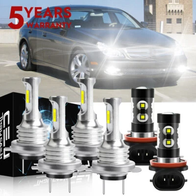 Para Mercedes-Benz CLS550 2007-2009-2011 - 6x 6000K Faro LED + Bombillas antiniebla Foto 1 de 4