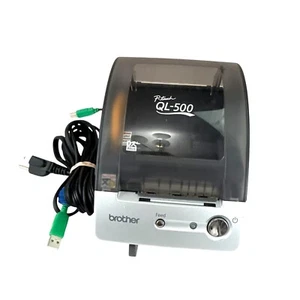 Brother QL-500 Label Thermal Printer USB DK Rolls P-touch with Power Cord - Picture 1 of 9
