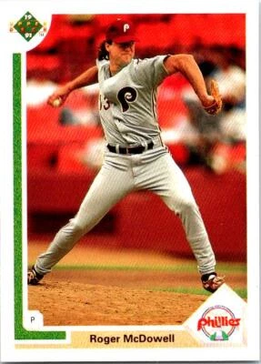 1991 Upper Deck Roger McDowell #406e Philadelphia Phillies - Image 1 of 2
