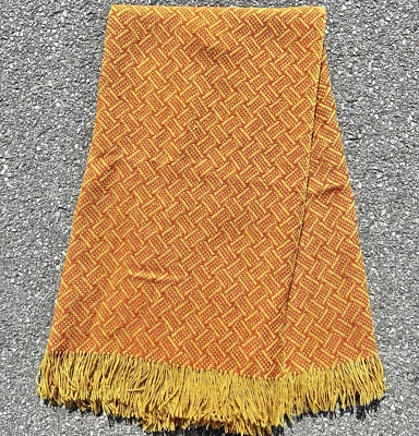 Vintage Pendleton Woolen Mills Retro Mid Century Woven Wool Throw Blanket - Image 1 of 4