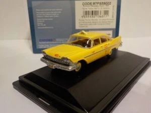Sedán Plymouth Belvedere - cabina amarilla co California - taxi americano 1/87 nuevo 87P - Imagen 1 de 5