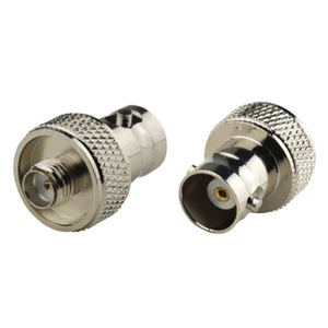 20-Pack SMA Female to BNC Female Coax Adapter for Baofeng UV-5R UV-82 Ham Radio - Picture 1 of 4