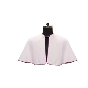 White Shoulder Cape with Trims – Catholic Vestment for Priests - Picture 1 of 11