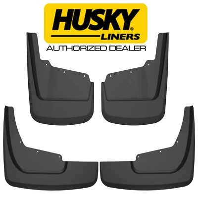 HUSKY Mud Guards Front Rear Mud Flaps for 20-25 GMC Sierra 3500HD Dually DRW - Image 1 of 4