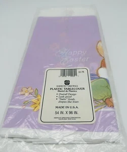 Vintage American Greetings Made In USA 54”x96” Table Cover Easter NOS - Picture 1 of 7