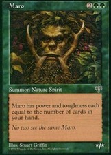MTG magic cards 1x x1 Light Play, English Maro Mirage