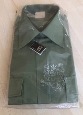 Herren Hemd, Jagdhemd ewo grün, Halsweite 39/40, neu - Bild 1 von 4
