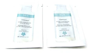 Ren Evercalm Lot of 2 Ultra Comforting Rescue Masks .10oz @ New in Packet - Picture 1 of 5