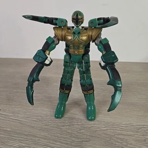 Ninja Storm Green Morph Spider Power Rangers Bandai Action Figure 2002 Deluxe - Picture 1 of 7