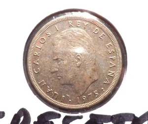 CIRCULATED 1975 5 PESETA SPANISH COIN!! (62815) - Picture 1 of 3