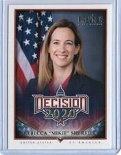 RARE 2020 DECISION MIKIE SHERRILL "SILVER" PREVIEW CARD #676 ~ /10 ~ NEW JERSEY