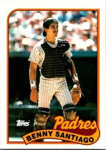 1989 Topps Baseball 256 Benny Santiago