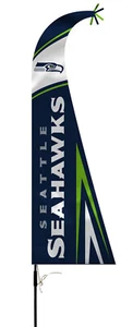 NFL Seattle Seahawks 44" Premium Feather Style Yard Flag with Pole - Bild 1 von 1