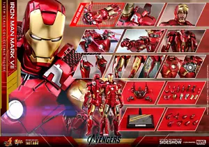 Hot Toys_Figura de acción Marvel Avengers Iron Man Mark VII 7 1/6_MMS500D27_NUEVA - Imagen 1 de 21
