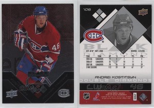 2008-09 Upper Deck Black Diamond Double Diamonds Ruby /100 Andrei Kostitsyn #106