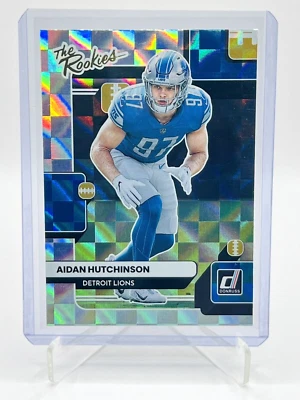 2022 Donruss Football TR-13 Aidan Hutchinson The Rookies Insert Rookie Card - Image 1 of 2