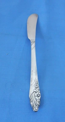 Esparcidor de mantequilla Community Oneida Silverplate 1950 Evening Star Foto 1 de 4