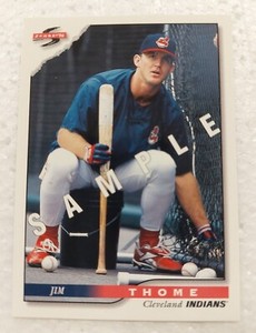1996 Pinnacle Score Sample Card #6 Jim Thome